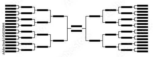 Tournament bracket. Football, basketball, baseball tournament playoff. Olympic games bracket. 