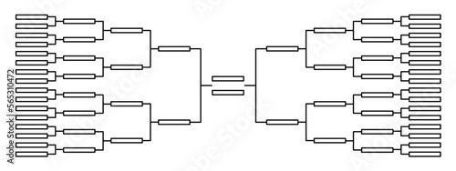 Tournament bracket. Football, basketball, baseball tournament playoff. Olympic games bracket. 