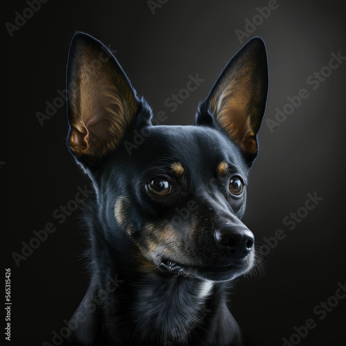 Cute dog portrait ,made with Generative AI © DNY3D