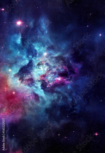 Wallpaper Mural HD Wallpaper of space stars galaxy nebula rendering Generative AI Content by Midjourney Torontodigital.ca