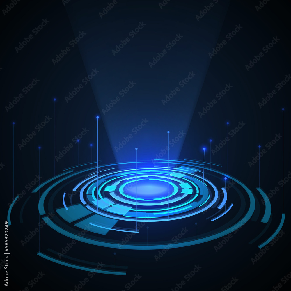 Futuristic interface HUD background Futuristic interface HUD background