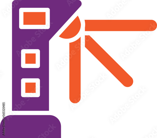 Turnstiles Vector Icon Design Illustration