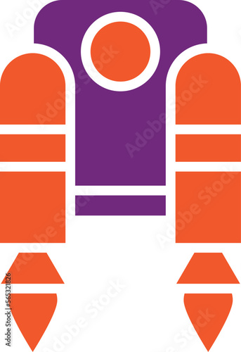 Jetpack Vector Icon Design Illustration