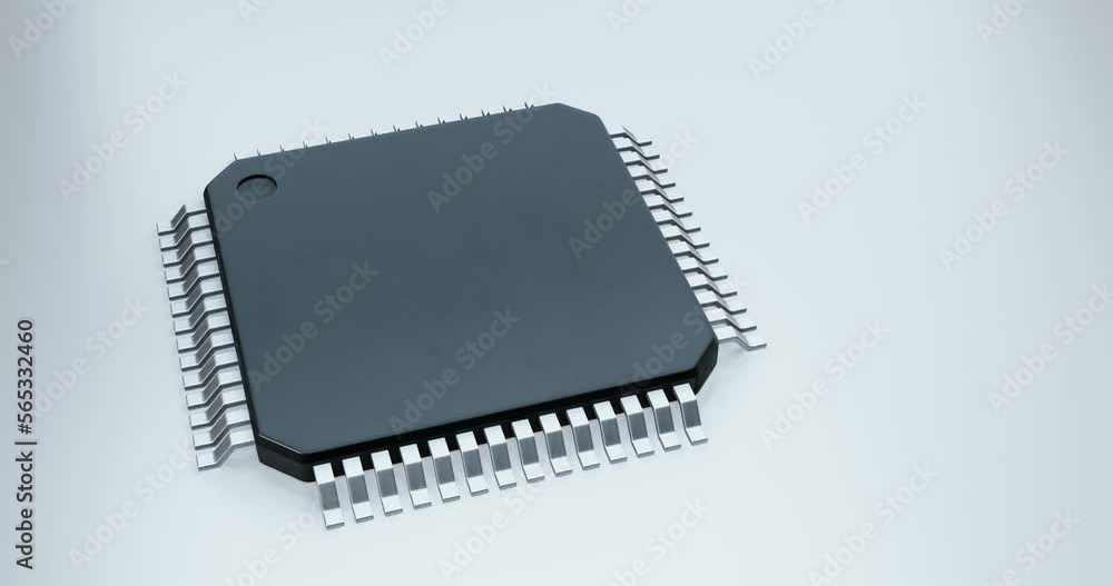 3d render of microchip or semiconductor chip, for computing. 3d render of microchip or semiconductor chip, for computing.