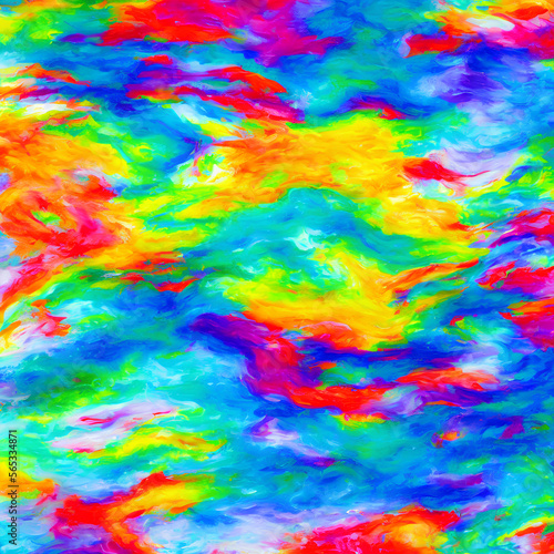 High-Resolution Image of a Colorful Abstract Fluid Paint Background  Perfect for Adding a Touch of Dynamic Energy to any Design or Wallpaper  Ideal for Adding a Pop of Color and Movement