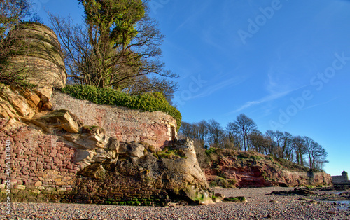 Ruins on the beach