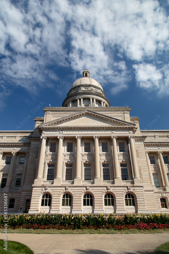 Obraz premium Kentucky state capitol building in Frankfort, Kentucky