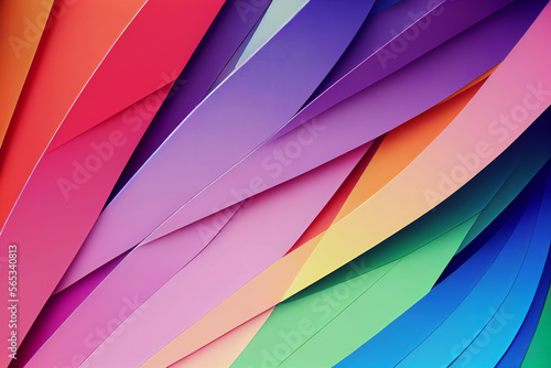 Beautiful colorful wallpaper illustration art Generative AI Content by Midjourney