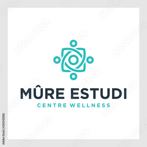 Friendship, unity people care logo, Creative people logo, Teamwork, Connectivity logo template