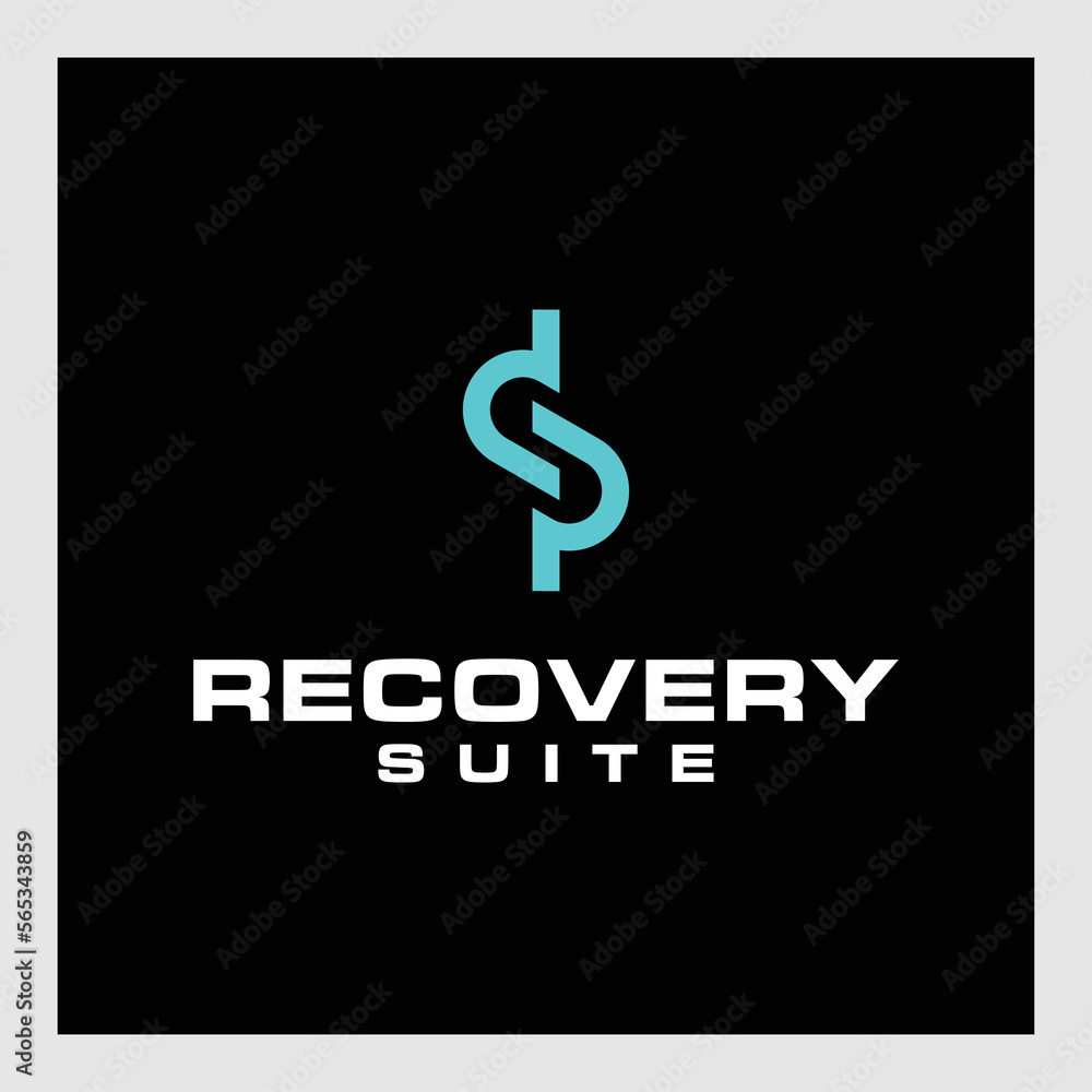 Letter R recovery logo design template Letter R recovery logo design template