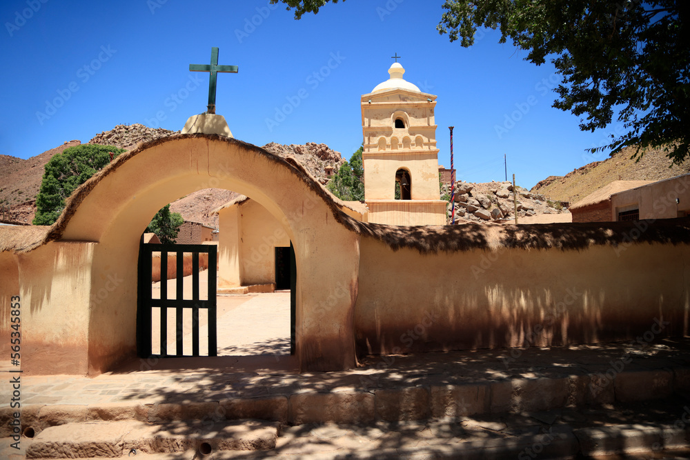 Fototapeta premium Church of our Lady of Bethlehem, Susques, Argentina