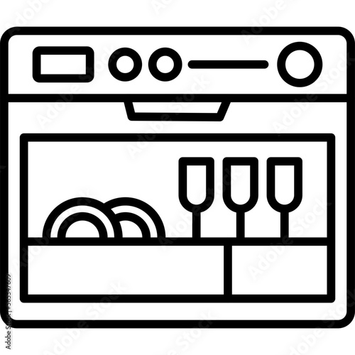 Dishwasher Icon
