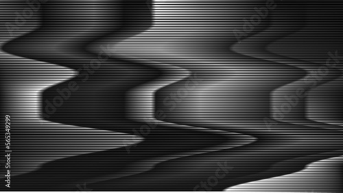 Glitched Signal Bial Monochrome Metal Fluid Rendered Gradient Texture