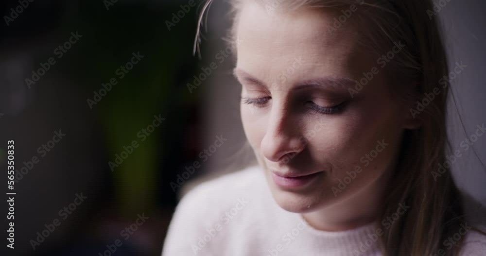 Thoughtful Woman Contemplating New Idea Concept Thoughtful Woman Contemplating New Idea Concept