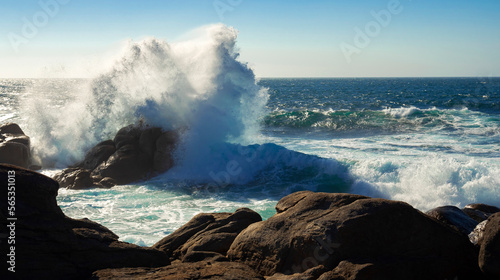 View from Muxia Lighthouse, Muxía, Costa da Morte, La Coruña, Galicia, Spain, Europe photo