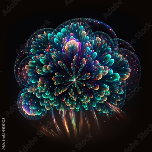 light  star  fireworks  design  explosion  fractal  color  space  pattern  illustration  bright  art  black  flower  purple  christmas  celebration  blue  wallpaper  glow  energy  fantasy  generative 