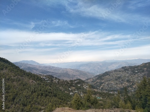 landscape in the mountains