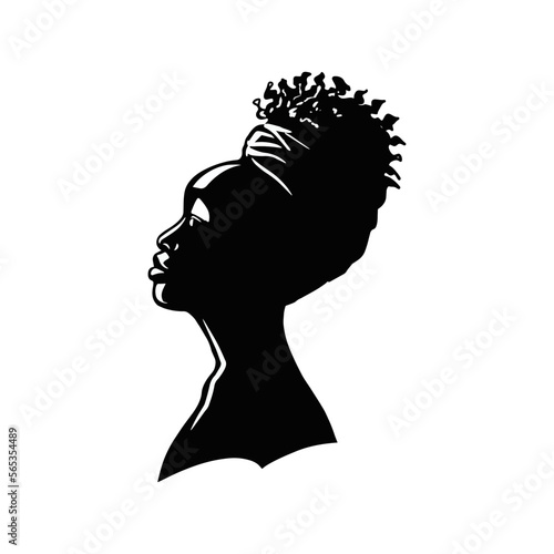 black woman silhouette