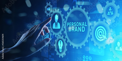 Personal branding brand development business education concept.