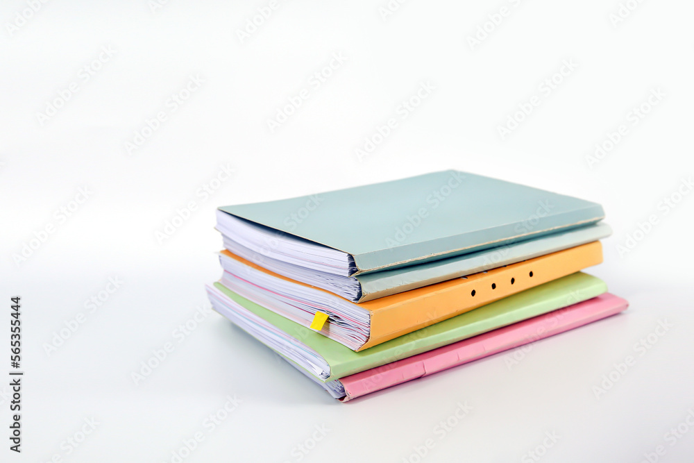 Pile or heap of financial business document paperwork stack on office desk concept of workload overtime or workplace paperless copy Pile or heap of financial business document paperwork stack on office desk concept of workload overtime or workplace paperless copy
