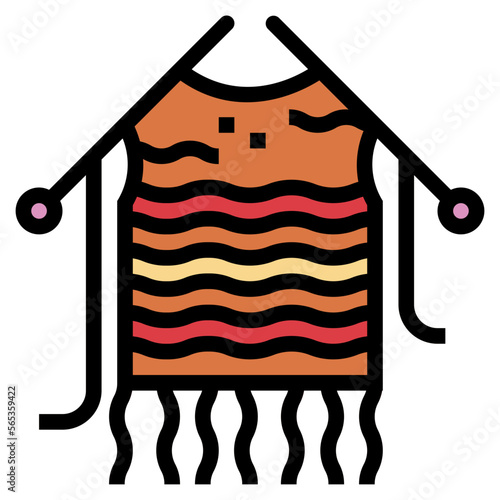 knitting filled outline icon style