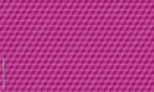 Cubes ornament hot pink color