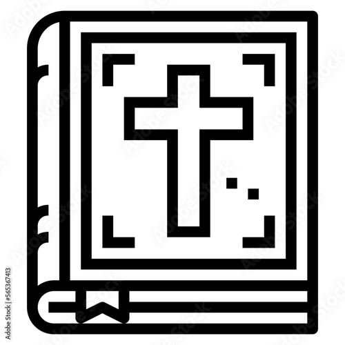 bible book icon style