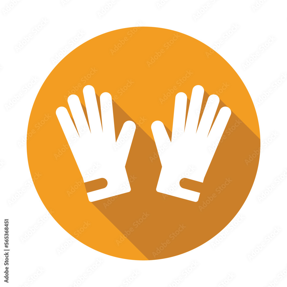 Goalkeeper gloves icon vector graphic illustration Goalkeeper gloves icon vector graphic illustration