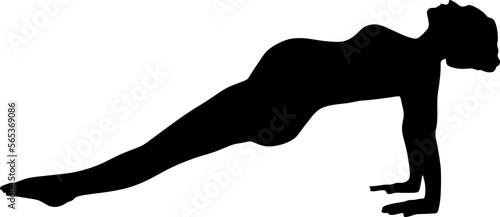 silhouette art of yoga poses prenatal pilates gym boll for pregnant women,vector illustration