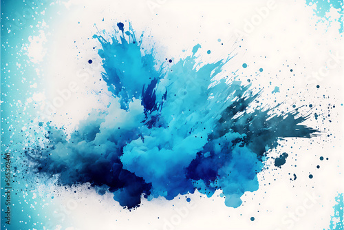 texture Artistic blue watercolor splash effect template texture hd ultra definition © VIX