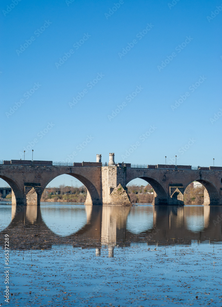 Puente viejo de la ciudad de Badajoz.