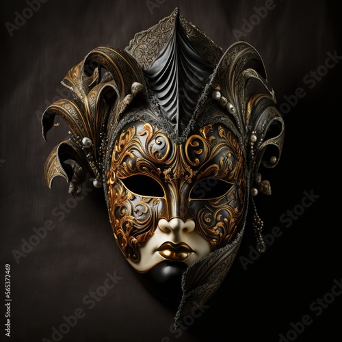 Generative ai venetian carnival mask