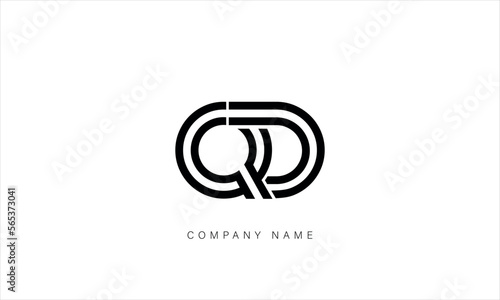 QD, DQ Abstract Letters Logo Monogram photo