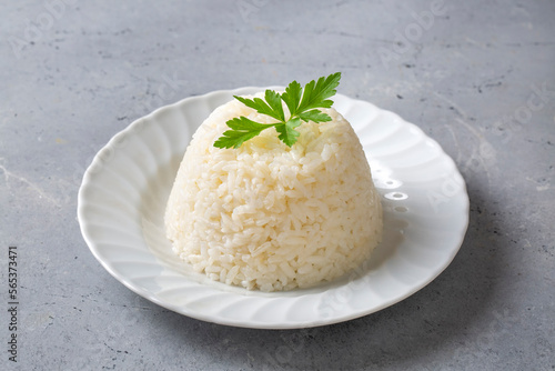 Photos Plain rice pilaf, Turkish name; pirinc pilavi