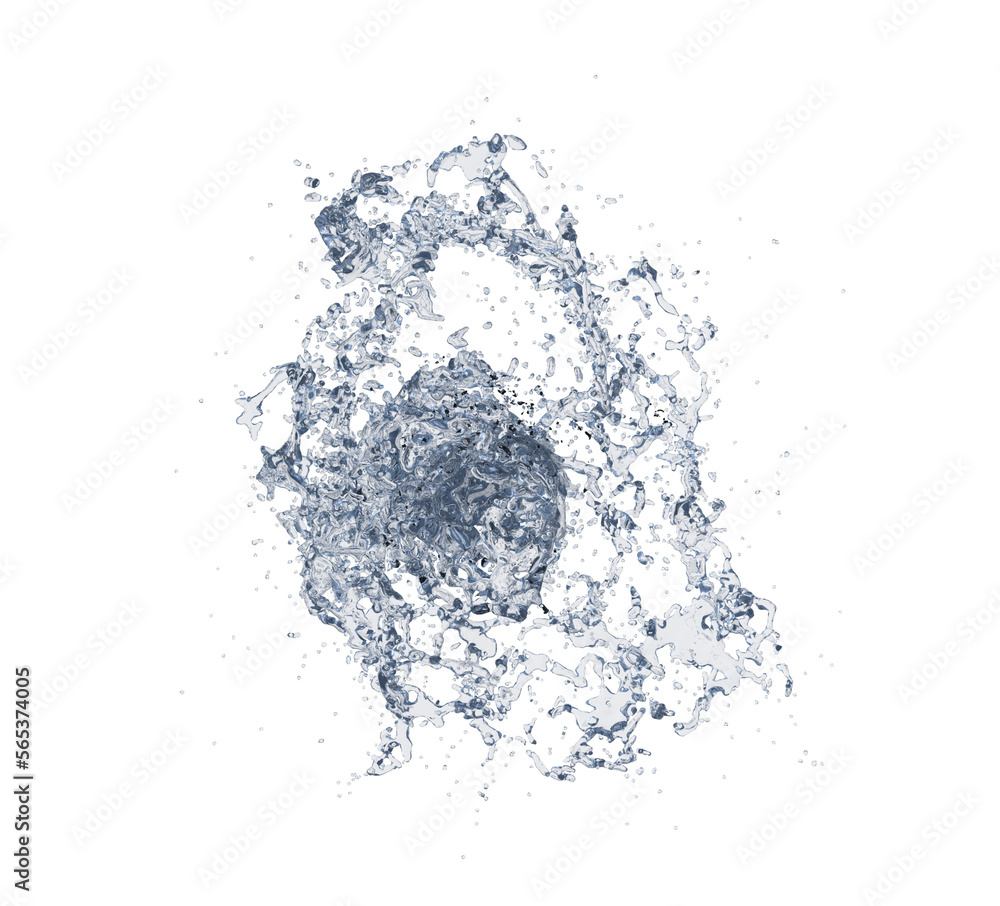 Fountain top view isolated transparent background 3d rendering Fountain top view isolated transparent background 3d rendering