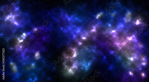 Fototapeta Naklejka Na Ścianę i Meble -  High-quality background space. Space is many light years far from the Earth. New Deep Space Backgrounds