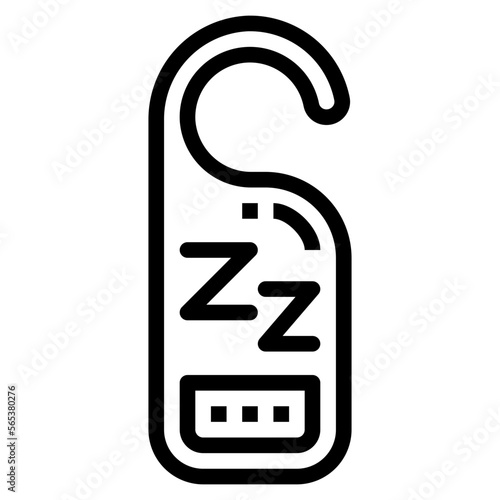 hang door line icon style