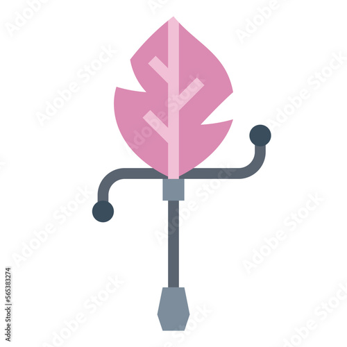 Photos Feather Tickler flat icon style