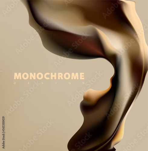 Принти на полотні Art abstract liquid shape