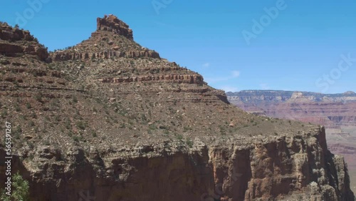 Grand Canyon Bright Angel above trail three mile resthouse photo