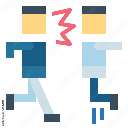 mosh flat icon style