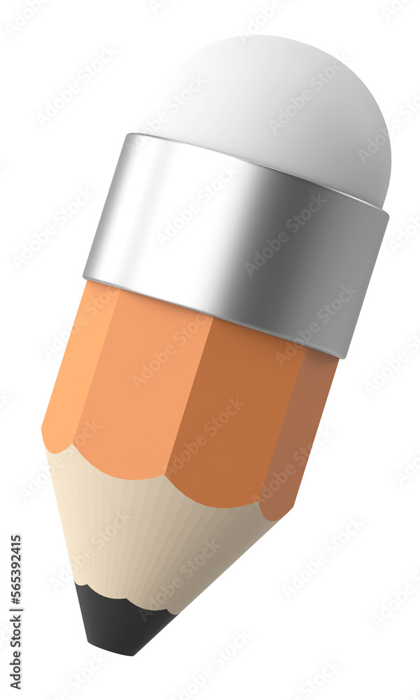 3D pencil. 3D illustration. 3D rendering. 3D pencil. 3D illustration. 3D rendering.