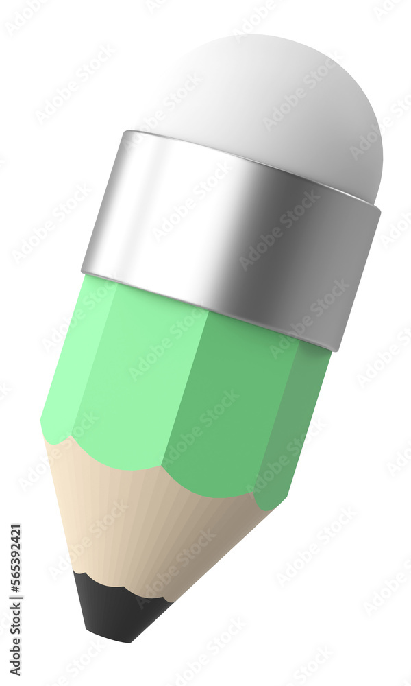 3D pencil. 3D illustration. 3D rendering. 3D pencil. 3D illustration. 3D rendering.