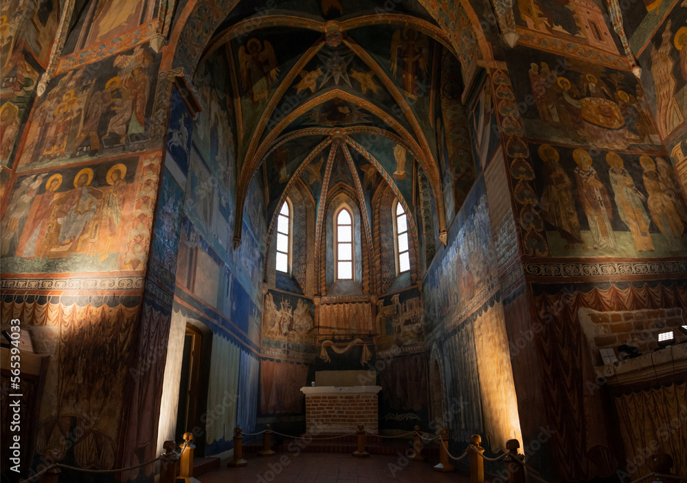 Holy Trinity Chapel in Royal castle in Lublin, Poland