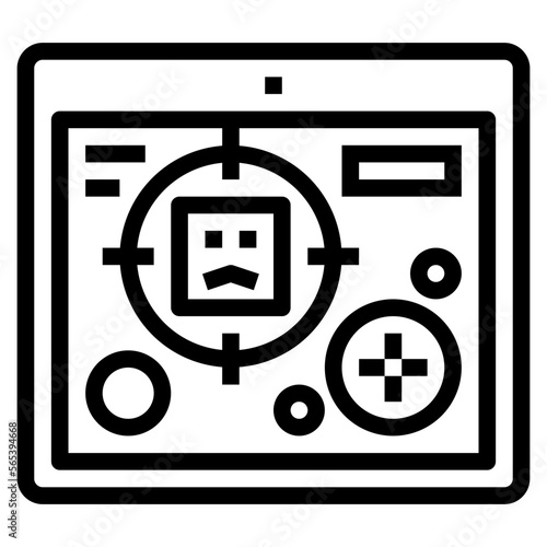 shooter icon style