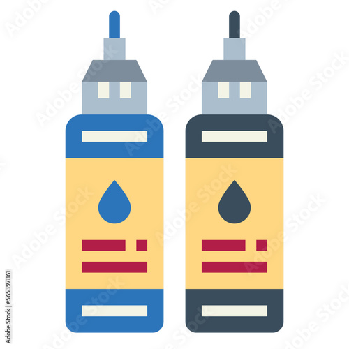 ink flat icon style