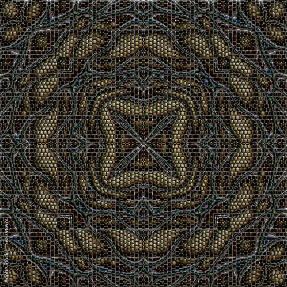 3d effect - abstract geometric mosaic style pattern 3d effect - abstract geometric mosaic style pattern