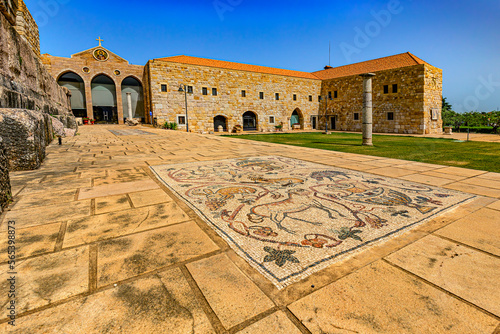 Obraz na płótnie Lebanon. Beit Mary town. Deir al-Qalaa (