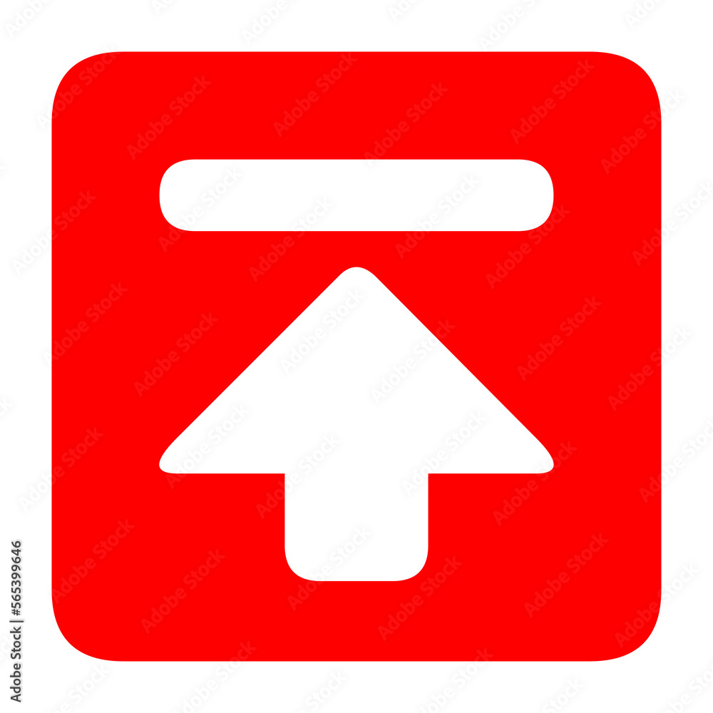 Directional Arrow Symbol on Transparent Background Directional Arrow Symbol on Transparent Background