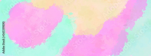 Abstract pastel watercolor illustration © Taiphoto